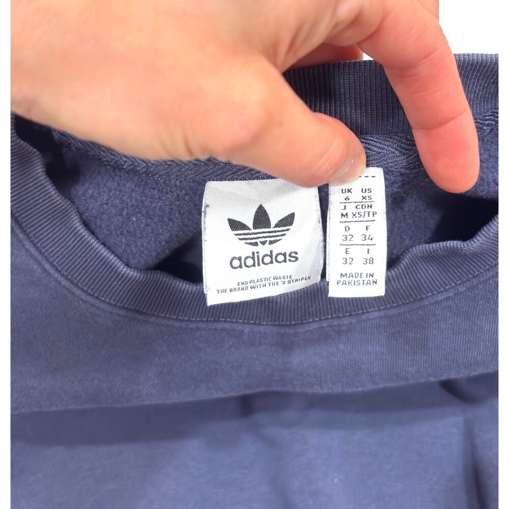 Adidas Adicolor Essentials Crew Neck Sweatshirt Center Logo - Size XS - Picture 4 of 6